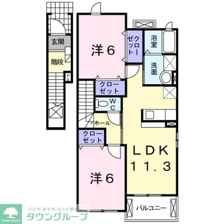 リバーストーン5の物件間取画像
